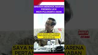 sindiran menohok Mahfud, presiden licik #mahfudmd #pdiperjuangan