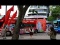 just another leisure time in the old quarter hanoi hoan kiem lake huc bridge train street