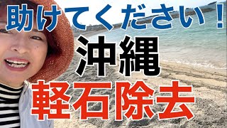 助けてください！沖縄軽石除去