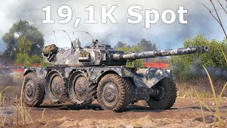 World of Tanks Panhard EBR 105 - 19,1K Spot Damage