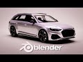 Simple Studio Light Background In Blender #blender #3dtutorial #blendertutorial #audi #supercars