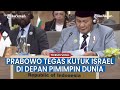 Prabowo Wakili Jokowi saat Hadiri KTT Yordania, Kutuk Keras Israel di Hadapan Pemimpin Dunia