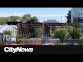 Historic city bridge days from demolition