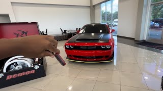 BRAND NEW DODGE DEMON 😈 840HP I NEED THIS 😮‍💨