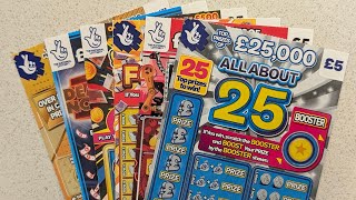 £30 Random Mix of £5 UK Allwyn National Lottery Scratch Cards