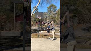 My dad used old school tricks against me… #basketball #og #glitchshot #reaction #1v1 #dad