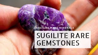 Sugilite Rare Gemstone | Sugilite Mineral | Genuine Sugilite Crystal | Rare Minerals