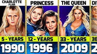 Charlotte flair Age Transformation From 1 to 38 Years Old