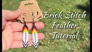 Feather Brick Stitch Tutorial