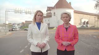 President von der Leyen shocked in Tallinn, Estonia!!!