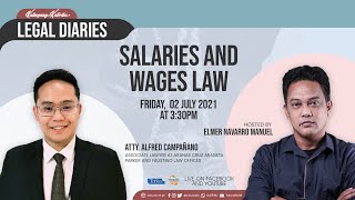 Salaries and Wages Law | Legal Diaries | #KalingangKatribu