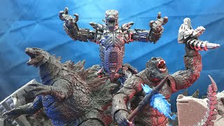 Godzilla vs Kong vs Mechagodzilla Epic Battle ( Stop Motion ) Part 2