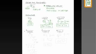 Section 5.6 Part 1 - Simplifying Radicals