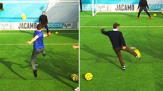 Zola assists the Chelsea fans! | Soccer AM Volley Challenge