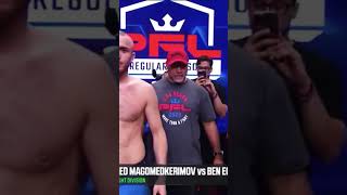 Magomed Magomedkermov vs Ben Egli PFL MMA 3 #shorts #fight #highlights #mma #heavyweight #combat