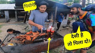 Local People gave us beer to drink @LENZING WEEKLY  || Arunachal Pradesh