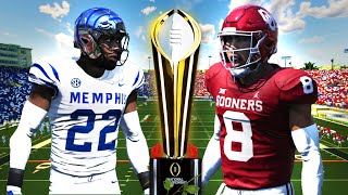 The Rose Bowl CFP Semi Final Playoff Game! NCAA 14 Revamped Playoffs #1 Oklahoma vs #4 Memphis