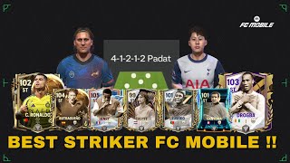 10 REKOMENDASI ST FC MOBILE  TERBAIK UNTUK FORMASI 4-1-2-1-2 PADAT