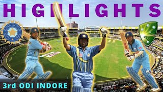 India vs Australia| 2001| 3rd ODI Highlights| Indore