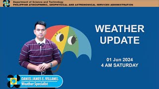 Public Weather Forecast issued at 4AM | June 1, 2024 - Saturday