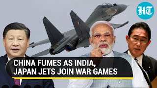 India-Japan War Games spook China; IAF’s Su-30 MKIs roar in Tokyo skies | Watch