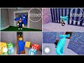 What If I Become Blue And Cyan In Rainbow Friends Chapter 1 2 Ending Escape #roblox