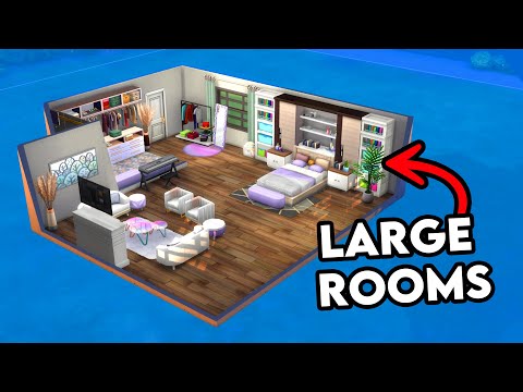 How to build large bedrooms