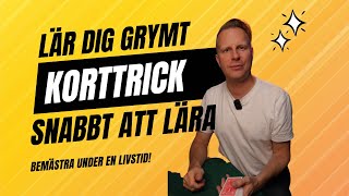 Riktigt bra korttrick! Öva, testa.