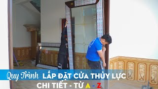 Sốc khi thợ nhôm kính xem video Hướng dẫn lắp đặt cửa nhôm Thủy lực owin || Cửa Nhôm thủy lực | owin