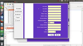 student management system demo with java
