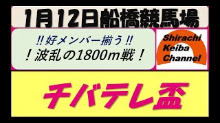 【競馬予想】準重賞チバテレ盃 2022年1月12日 船橋競馬場