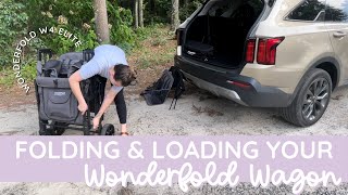 FOLDING AND LOADING THE WONDERFOLD WAGON W4 ELITE | WONDERFOLD WAGON IN A 2021 KIA SORENTO