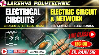 ELECTRICAL CIRCUITS LIVE CLASS L-30 | 3RD SEM ELECTRICAL & ELECTRONICS | #sbtebihar #LAKSHYA