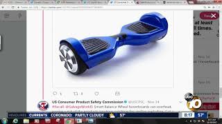 CPSC issues recall for several brands of hoverboards