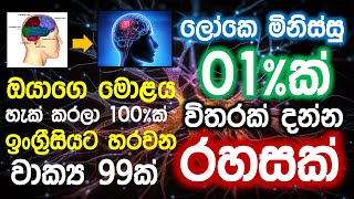 99 Practical English Sentences For Daily Use | Most Common English Phrases In Sinhala | Part 02