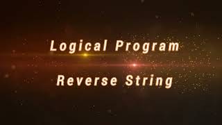Reverse String Java Program | Hindi | AutomationBySanjay