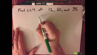 math trick - finding LCM using short division