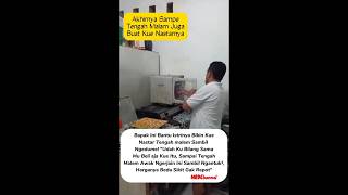 BAPAK INI BANTU ISTRINYA BIKIN KUE NASTAR TENGAH MALEM SAMBIL NGEDUM3L!! #viralvideo #shorts #fyp