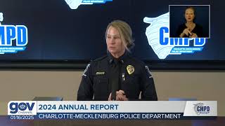 CMPD Press Briefing - Year End Crime Statistics Report - January 16, 2025