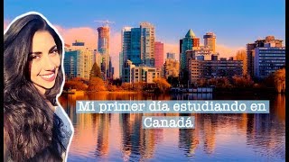 Mi primer día de clases en Vancouver.