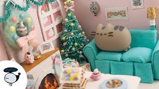 Pusheen Christmas Miniature Dollhouse