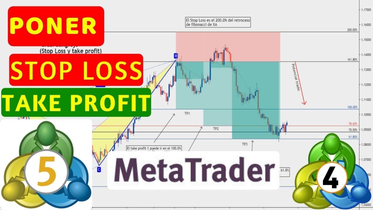 Como Colocar STOP LOSS Y TAKE PROFIT En METATRADER 5 - YouTube