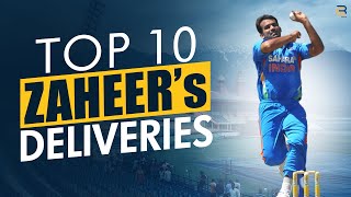 Masterclass by Zaheer Khan: Top 10 Amazing Deliveries That Left Batsmen Bewildered