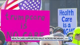 Rallies in Grand Rapids, Warren to support Obamacare