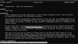 Systemd timer unit file