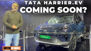 Tata Motors Harrier.ev production ready version showcased| Bharat Mobility Expo 2025