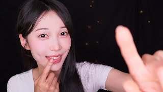 ASMR 호불호주의⚠️ 잠들기 전 씻기 귀찮다고? 쫀득한 스핏페인팅으로 세수 시켜주기✨