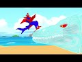 Rescue SPIDER GODZILLA & KONG From GIANT PYTHON - RADIATION  Who Will Win Godzilla Cartoon