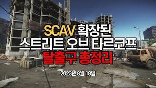 확장된 스트리트 오브 타르코프 SCAV 탈출구 총 정리 / Streets of Tarkov EXIT