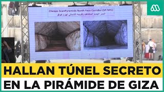 Descubren túnel secreto en la pirámide de Giza